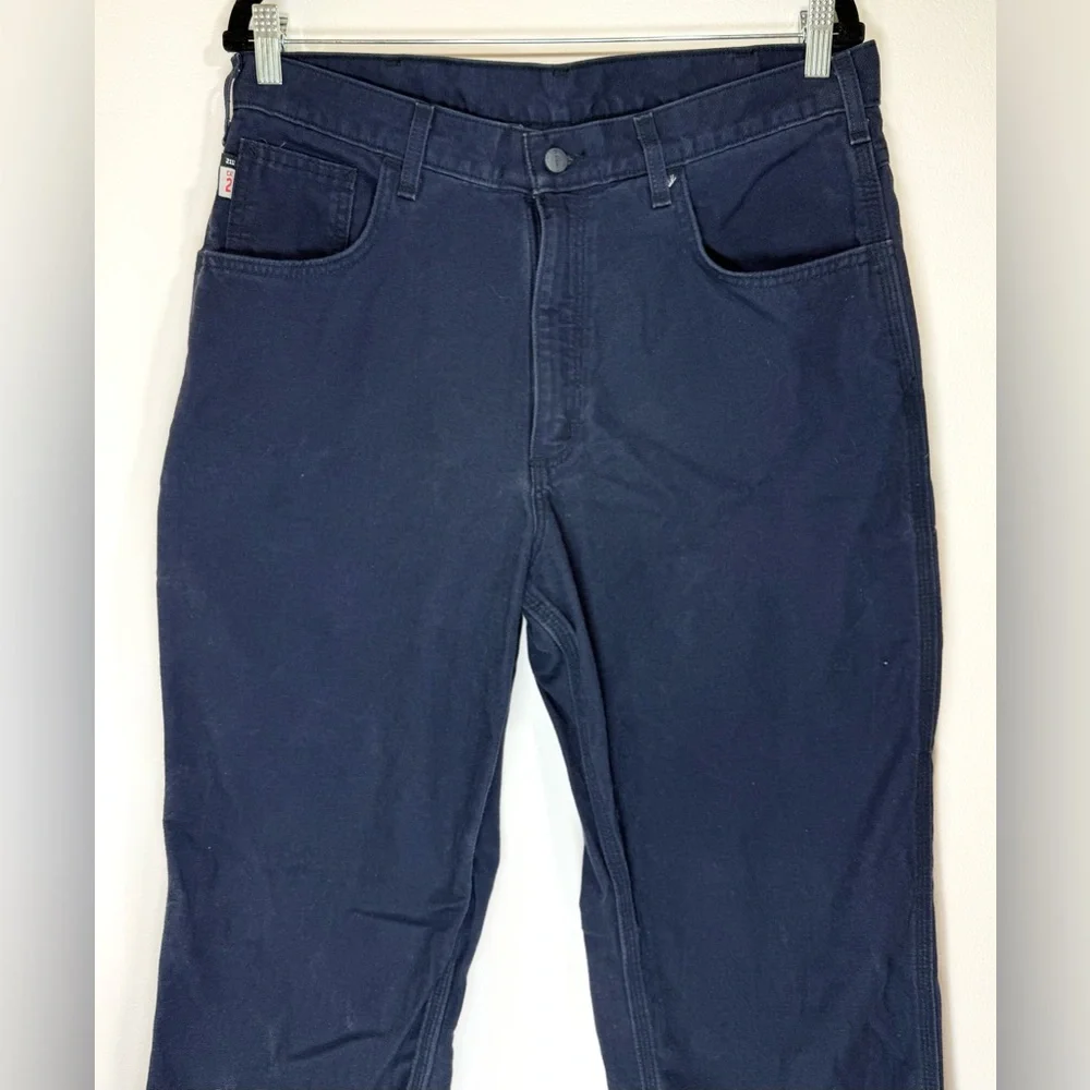 Carhartt Men’s FR Work Wear Utility Jeans Blue Denim Size 34x34‎